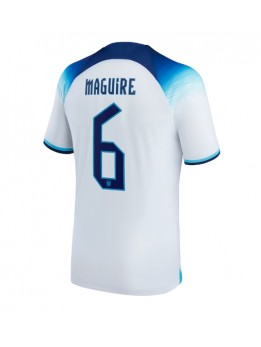 Moški Nogometna dresi replika Anglija Harry Maguire #6 Domači SP 2022 Kratek rokav